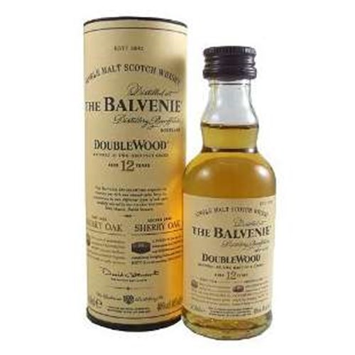 Send Balvenie 12 Year Old DoubleWood Speyside Whisky 5cl Online